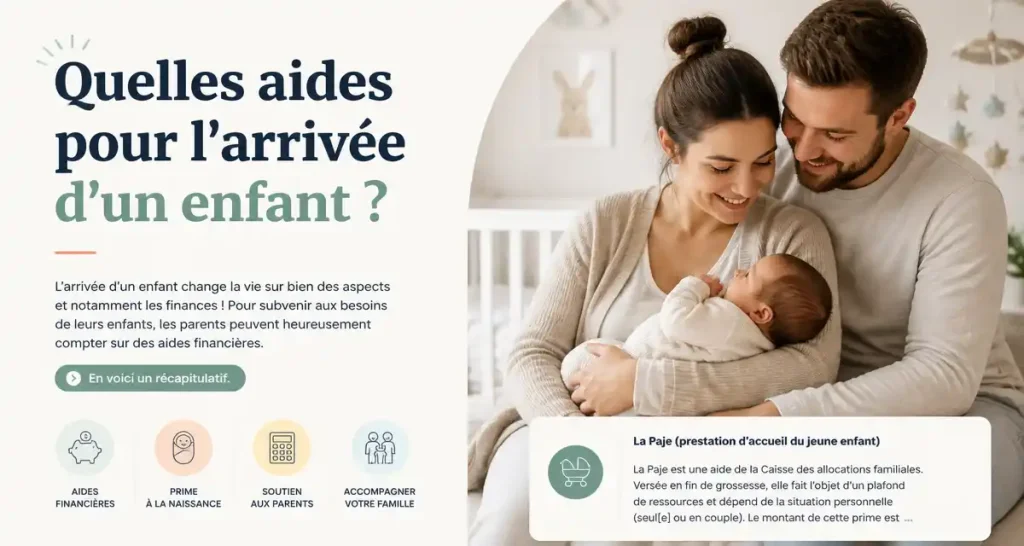 Quelles aides pour l’arrivée d’un enfant ?