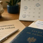 Assurance vie enfant : dossier, bulletins de versement et tirelire