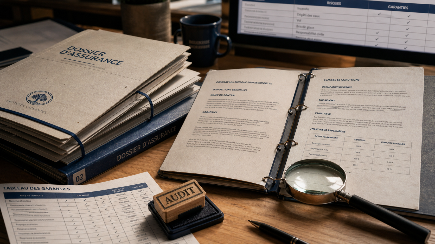 Audit assurance : dossiers, clauses et garanties