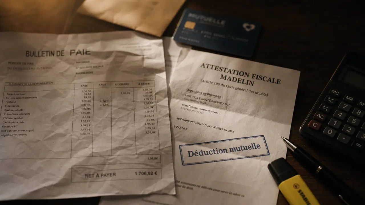 Deduction mutuelle impot : déduire les cotisations mutuelle
