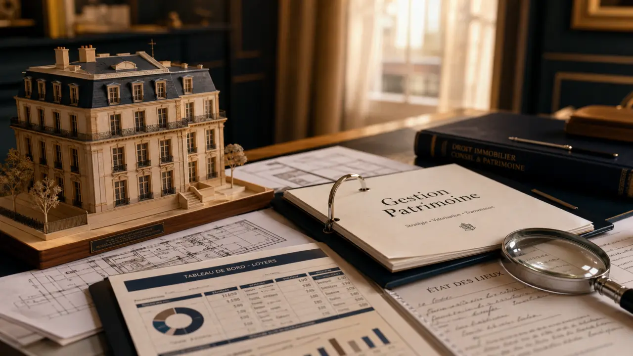 Gestion du patrimoine immobilier : maquette, plans et gestion locative pour valoriser, entretenir et sécuriser