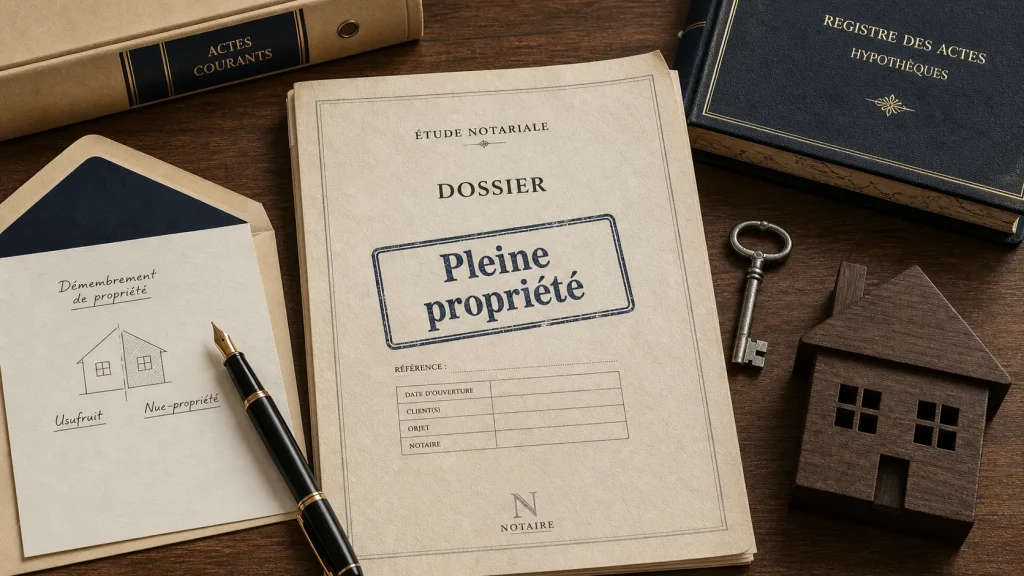 Succession en pleine propriété : vendre, louer et arbitrer avec l’usufruit