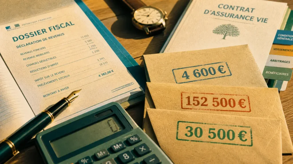 Abattement assurance vie : 152 500 €, 30 500 € et la règle des versements après 70 ans