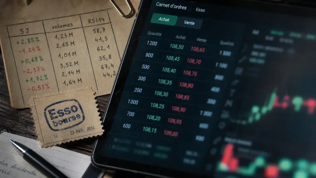Esso en bourse : identifier North Atlantic Energies, lire le carnet d’ordres et suivre les variations