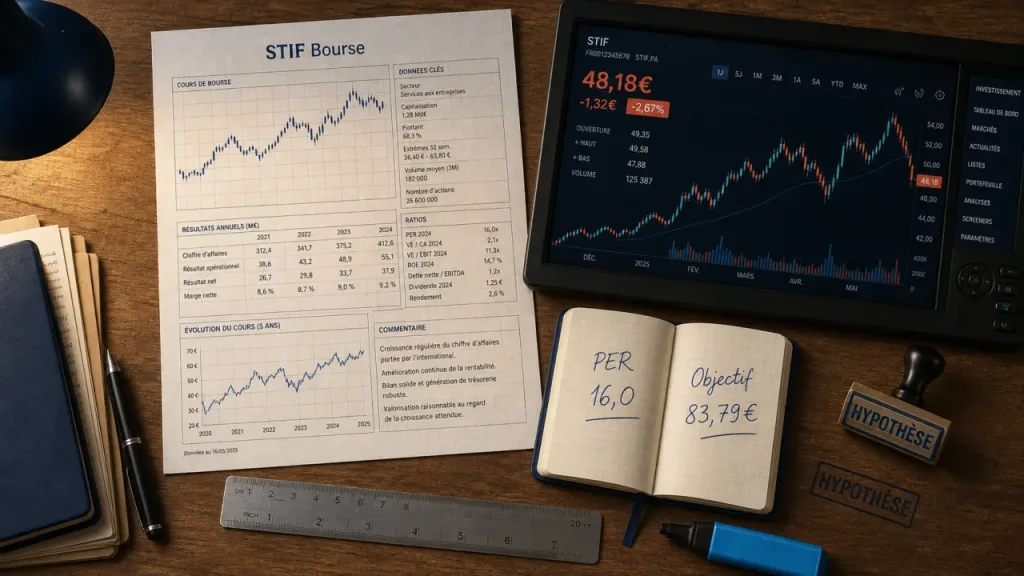 STIF en Bourse : cours, PER 2026 et actualités à surveiller