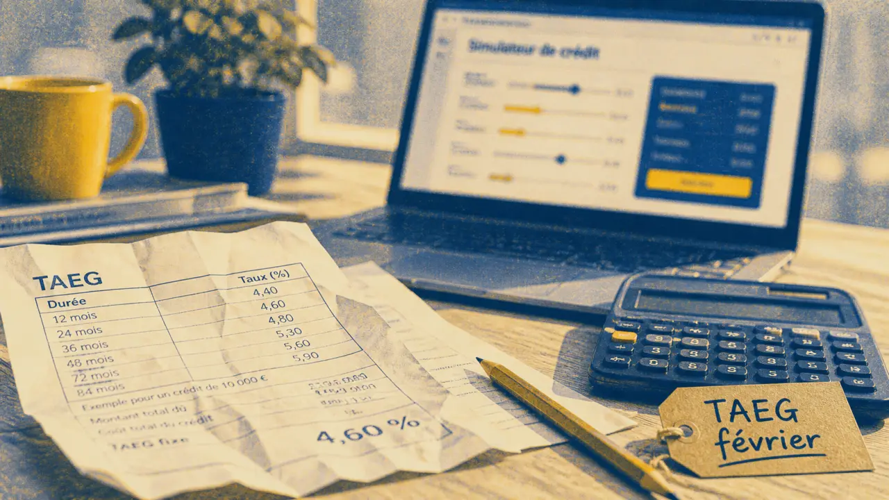 taux crédit immobilier fevrier 2025 : TAEG, simulateur de crédit et conditions
