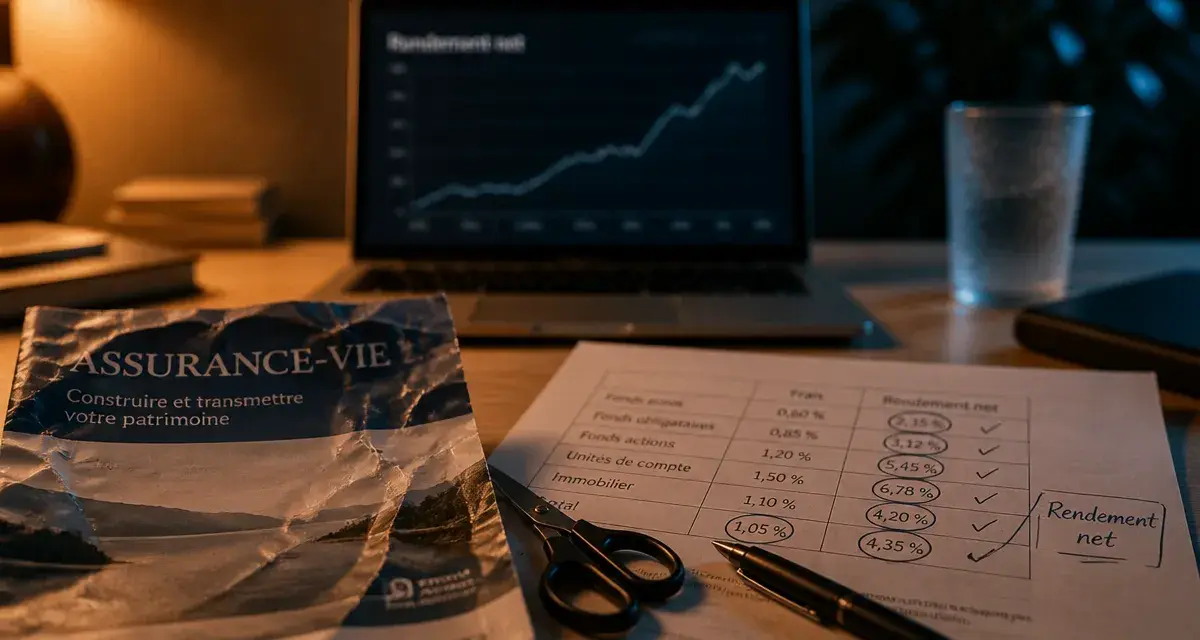60 millions de consommateur assurance vie : frais cachés visibles sur brochure
