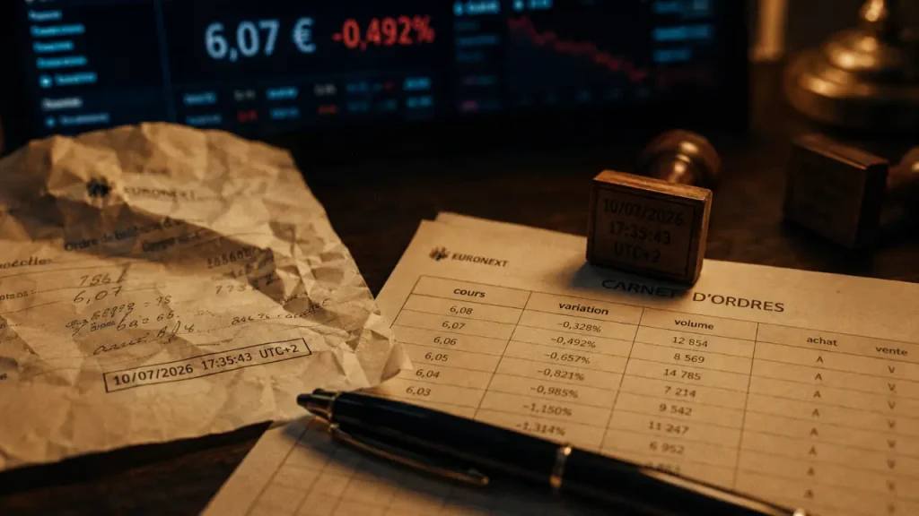 Bénéteau en Bourse : le cours, le volume et le carnet d’ordres à lire sur BEN