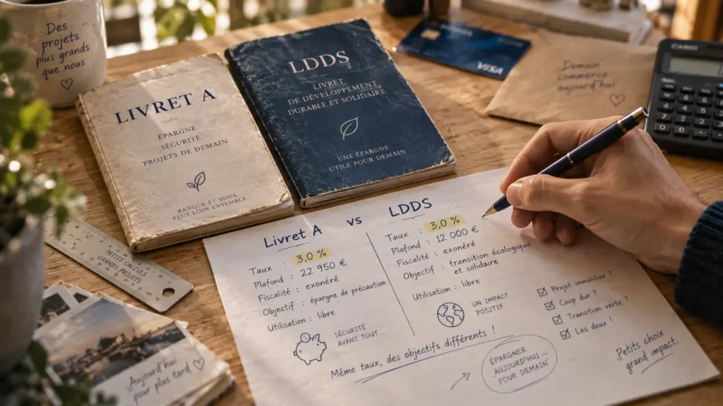 LDDS ou Livret A : le plafond tranche, le cumul sécurise l’épargne