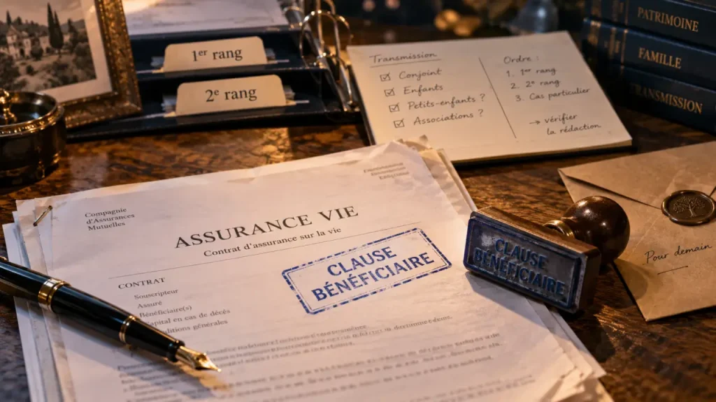 Clause bénéficiaire d’assurance vie : une formule vague peut bloquer la transmission